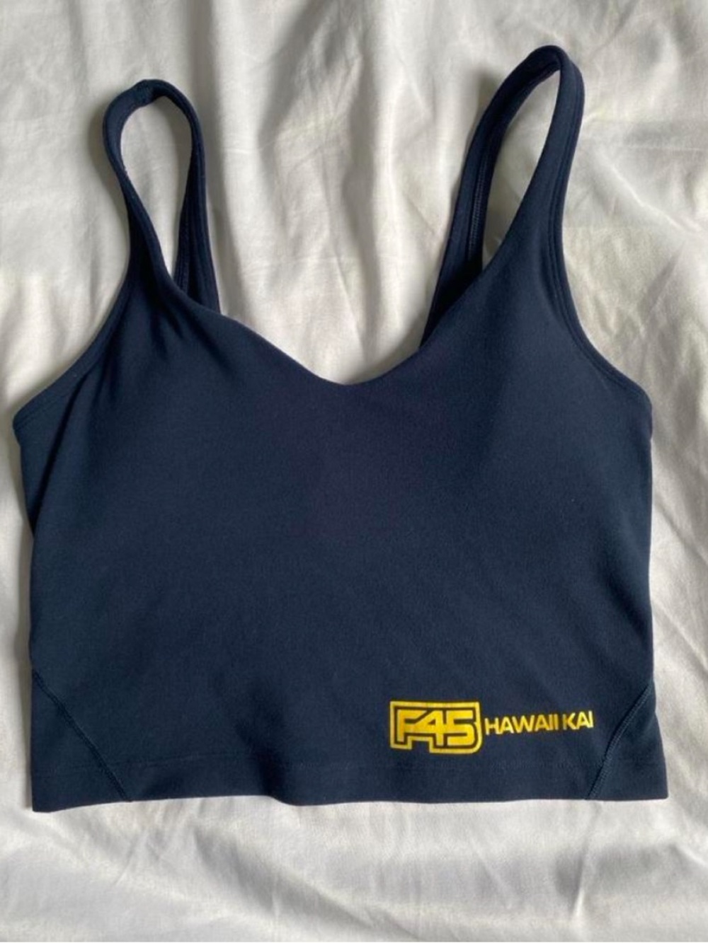 lululemon athletica Navy F45 Hawaii Kai Tank Bra